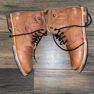 Mikoleon Heirloom Classic Boots Brown [Children Leather Boots]